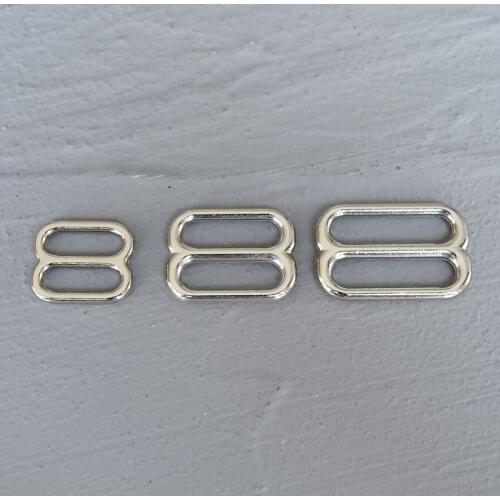 1 Pcs 15mm/20mm/25mm Metal Accessories DIY Shoulder Leather Bag Strap Belt Web Rectangle Adjust Pin Buckle Slider Loop