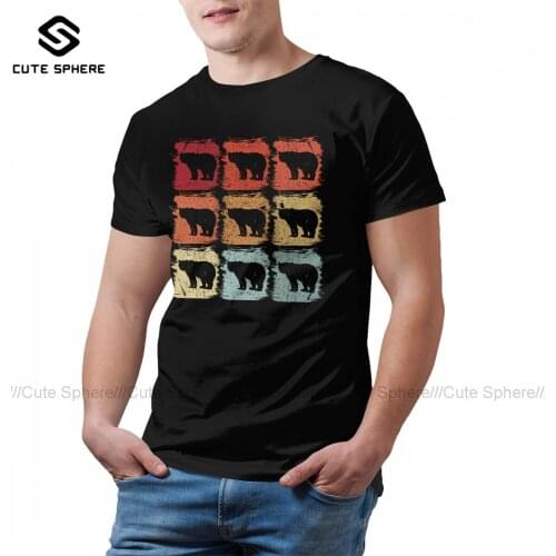 Bear Tshirt Fashion 100 Cotton Short Sleeves T Shirt Printed Summer T-Shirt Mens Big