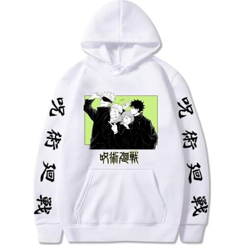 Jujutsu Kaisen Mens Autumn Fashion Hoodie 2021 Womens Loose Casual Sweatshirt