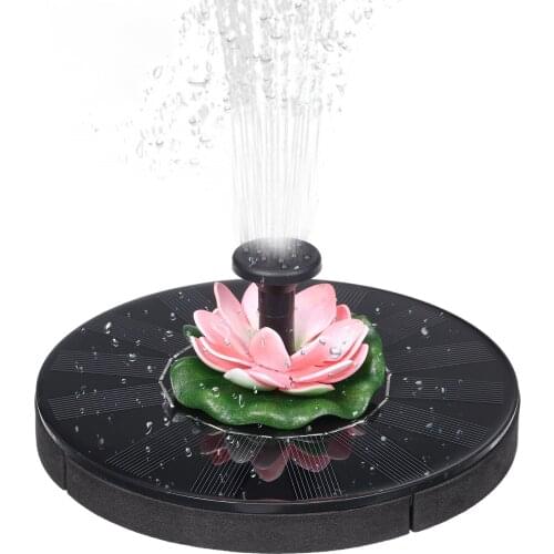 Solar Powered Energy Fountain Pump Kit Water Pump Set with DIY Fountain Pump for Outdoor Fish Tank Pond Garden Patio Lawn Pool