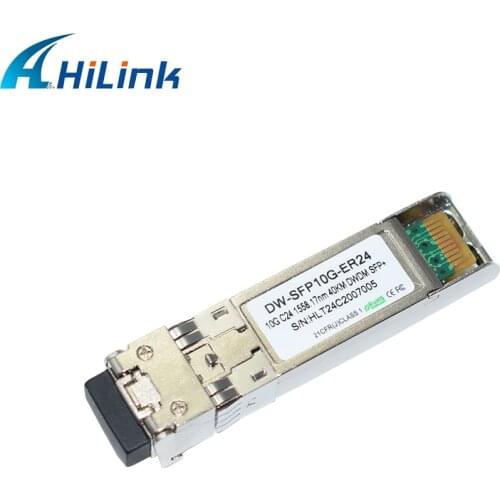 HILINK Manufacturer DWDM 10G C24 1558.17nm 40km DW-SFP10G-ER DOM DWDM SFP