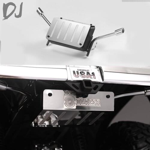 RC Model crawler car for TRAX TRX-4 T4 ChevroletRC K5 Blazer Metal Simulation Tank Exhaust Pipe option parts