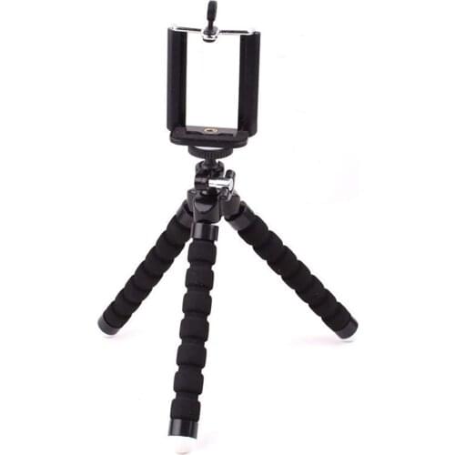 Phone Tripod,Mini Portable and Adjustable Flexible Tripod Stand with Clip Bracket Mount Holder Stand for Mobile Phone Cellphone