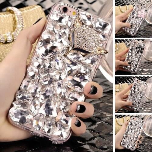 Sunjolly for Samsung Galaxy Note 20 Case Note 8 Note 9 Note 10 Plus Lite Note 20 Ultra Phone Case Diamond Cover coque