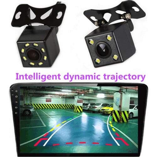 Intelligent dynamic trajectory HD Car Rearview Camera LED Night vision Reverse Parking Waterproof CCD Camera