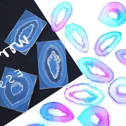 DIY Resin Jewelry Crystal Cluster Silicone Molds Irregular Crystal Dried Flower Epoxy Resin Charms Mold Pendant Accessories Tool