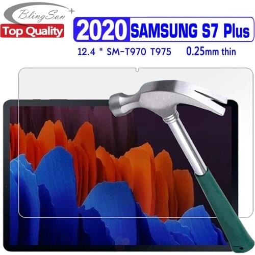 9H Tempered Glass For Samsung Galaxy Tab S7 Plus 2020 12.4 inch Tablet Screen Protector Film for Tab S7+ SM-T970 T975 T976 T970