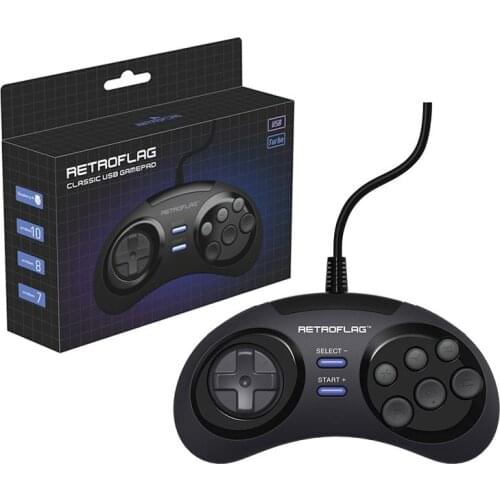 1 Or 2PCS Retroflag Classic USB Controller Wired Gamepad Gaming For Windows/Switch/Rasbperry Pi 3 Model B+Plus