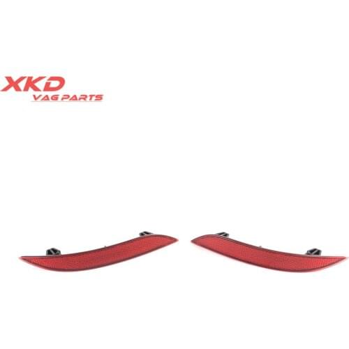 2Pcs ABS Rear Bumper Reflector Bar Lights Red For A-udi A3 Hatchback 8V0945105A 8V0945106A