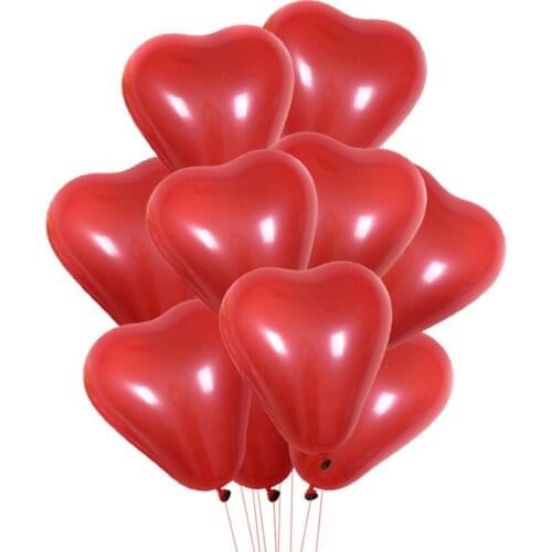 20 pieces of 10 inch love balloon latex wedding valentines day romantic proposal decoration happy birthday party balloons