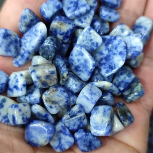 8-12mm White Dot Matt Blue-vein Sodalite Natural Stone Healing Crystals Gemstone Gem Reiki Beads for Home Decor