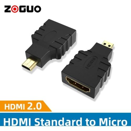 Micro HDMI-compatible Connector Adapter 1080P Female to Male Converter Extender 4K HD HDMI Extension For HDTV Laptop Monitor