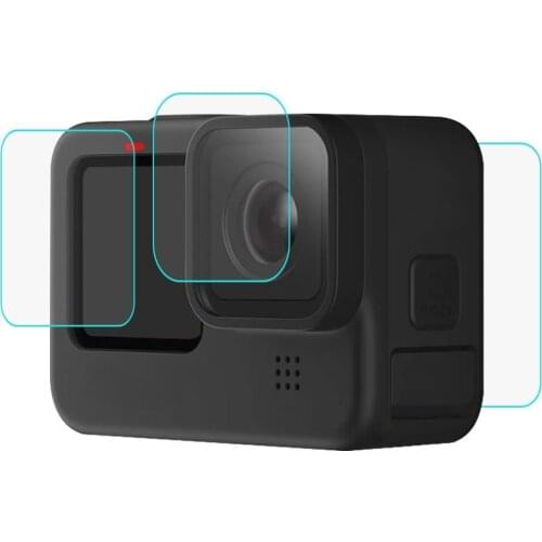 Screen Protector Accessories Lcd-Display HERO9 Camera for Gopro Black-Lens Tempered Glass Film For GoPro HERO9 Black Camera