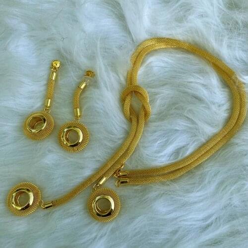 Beads jewelry set for women Nigeria jewelry Gold Color Classic Ethiopian/Middle East /African women jewelry