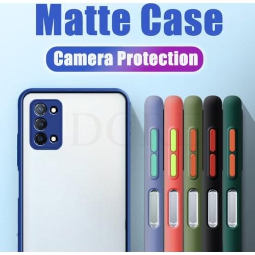 For OPPO Realme 7 5G Case Armor Bumper Simple Frame soft Matte Case For Realme 7 5G Cover For OPPO Realme 7 5G Realme 7 X7 Pro