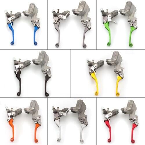 For Honda CR500R 1992 - 2001 2000 1999 1998 Motorcycle Brake Master Cylinder Reservoir Levers Hydraulic Brake Cable Clutch Lever