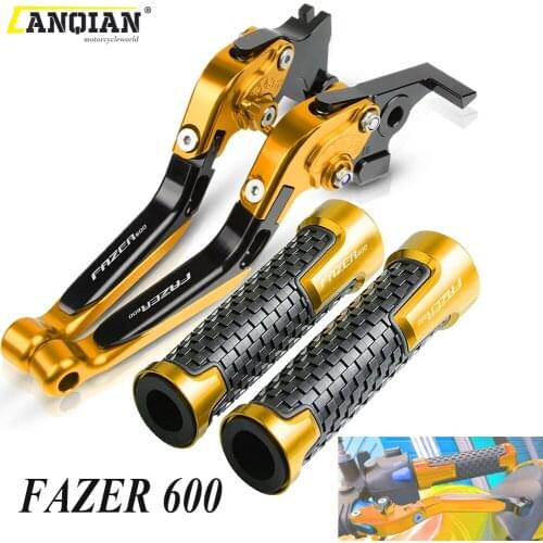 For YAMAHA FAZER600 FAZER 600 FZ6S FZ6N 1998 1999 2000 2001 2002 2003 Motorcycle Adjustable Brake Clutch Levers Handle Bar Grips