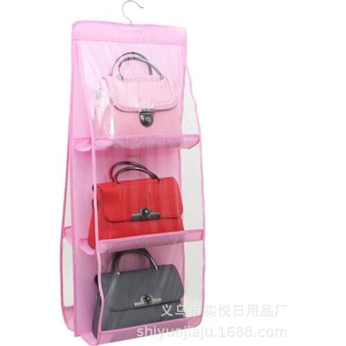Double-sided Six-layer Bag Storage Dust-proof Hanging Bag Finishing Bag Environmental Protection Hanging Perspective