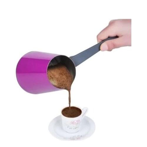 Stainless Steel Electrical Coffee Maker for More Delicious and Foamy Turkish Arabic Russian Coffee Machine Unique Design 2 Color