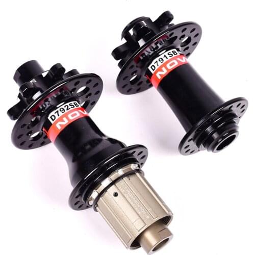 Novatec D791SB D792SB Mountain Bicycle Disc Hubs BOOST and QR or Thru 8 9 10 11 Speed 28 32 Holes Rear 4 bearings Front hubs