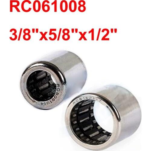 RC061008 one way needle bearing clutch 1/4"x 7/16"x 1/2" inch 6.35x11.11x12.7mm inch shaft