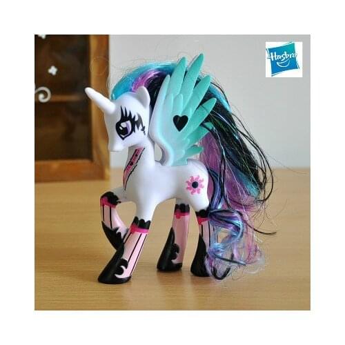 14CM Original Hasbro My Little Pony Doll Toy Rainbow Ma Baoli Girl Toy Doll Toy Anime Figurine Toys for Girls