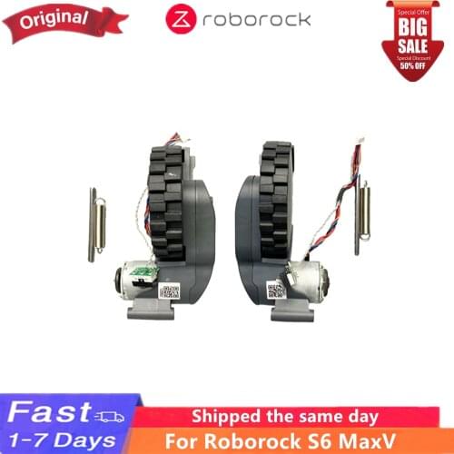 Original general-purpose left and right walking wheel spare parts for Roborock S6 MaxV vacuum cleaner sweeping robot Accessories