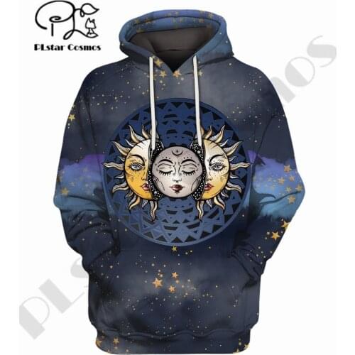 PLstar Cosmos 3Dprint Newest Sun Moon Hippie Colorful Hemp Art Premium Streetwear Unisex Unique Casual Hoodies/Sweatshirt/Zip 1
