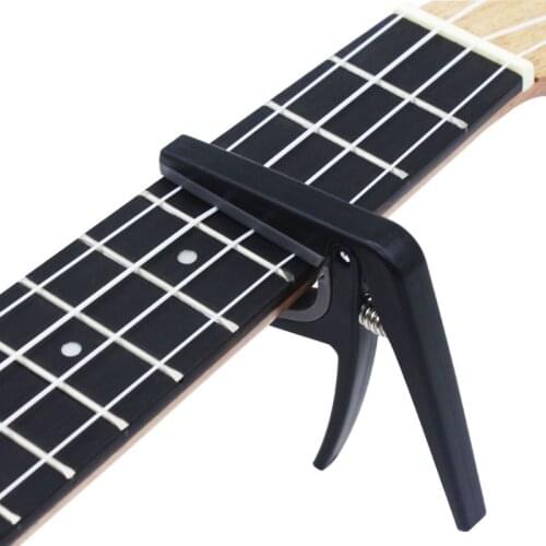 Professional Ukulele Capo 4 Strings Guitar Capos Single-handed Quick Change Ukelele Capo Guitar Parts & Accessories