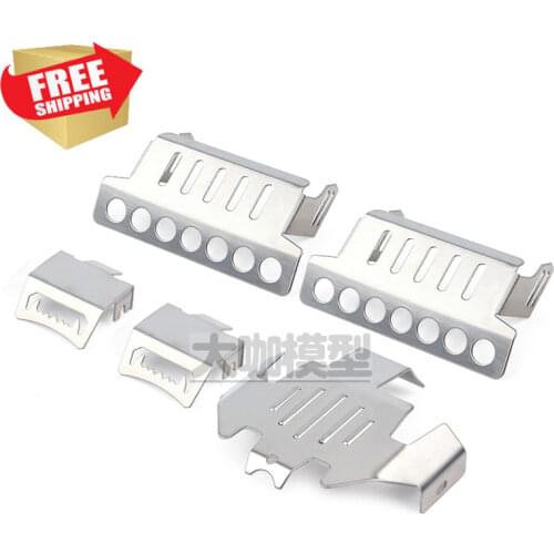 RC Parts 1/10 Chassis Armor Protection Skid Plate guards for trax trx4 trx-4 82056-4 defender option parts