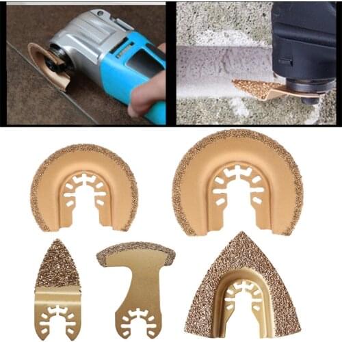 Carbide Saw Blade Triangle Rasp Oscillating Saw Blade Tile Ceramics Cutting Tool Power Tool Accessories