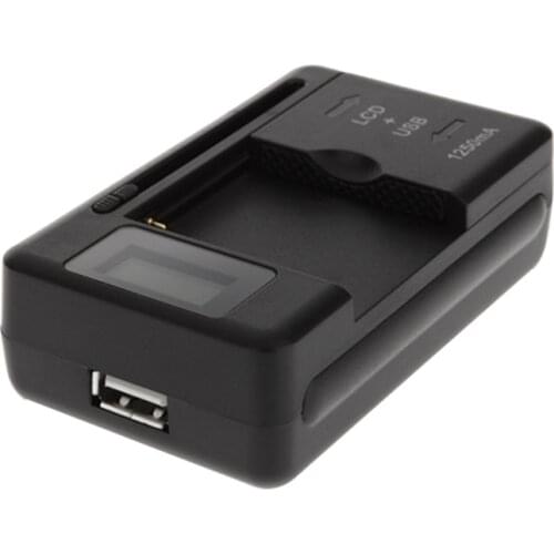 Mobile Battery Charger Universal LCD Indicator Screen USB-Port Cell Phone Chargers Battery Charging US PLUG