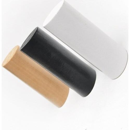 Natural Wood Clothes Hanger Wall Mounted Coat Hook Decorative Key Holder Hat Scarf Handbag Storage Hanger Bathroom Rack