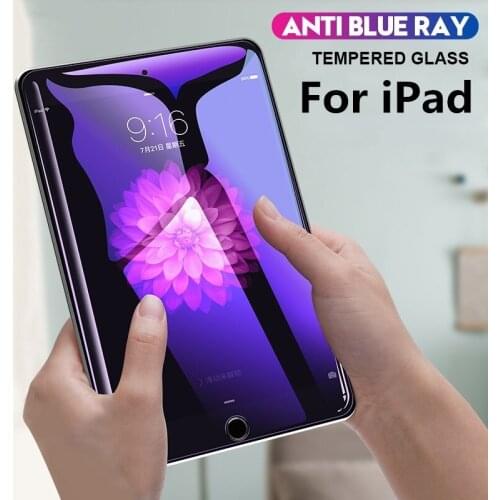 Anti Blue-ray Light Glass Protector Tablet Cover Case for IPad 10.2 10.9 10.5 9.7 Inch 7th 8th I Pad Air 2 3 4 Pro 11 2021 Capas