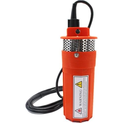 DC 12V 360LPH 70M Lift,Small Submersible Solar energy Water Pump Outdoor Garden Deep Well Car Wash bilge Cleaning 12 v volt,red