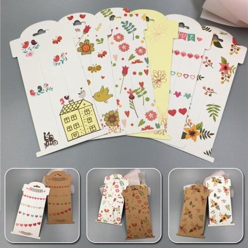 20pcs Paper Hair Clip Cards 16*8cm Handmade Hairpin Package Sale Display Cards Jewelry Hair Accessories Packaging Cards