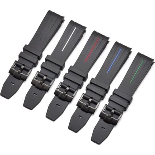 22mm Rubber Strap Arc Mouth, Waterproof, Psports strap for Seiko SKX007 SKX009 SPRD5