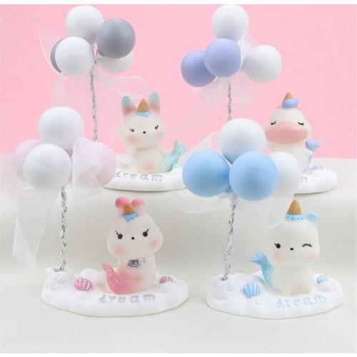 Colored Ball Figurines Perfume Stone Kawaii Room Decor Fragrance Ornaments Desk Accessories Car Aromatherapy Interior Adornment