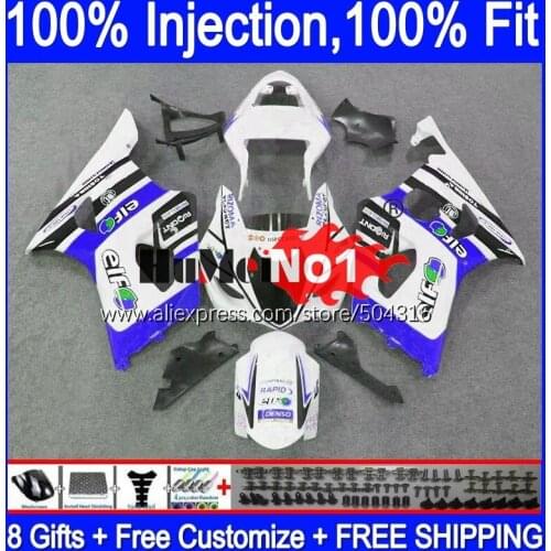 OME For SUZUKI GSXR 1000 GSXR-1000 2003 2004 20MC.180 Blue White GSX-R1000 K2 1000CC GSX R1000 K3 03 04 GSXR1000 03 04 Fairings