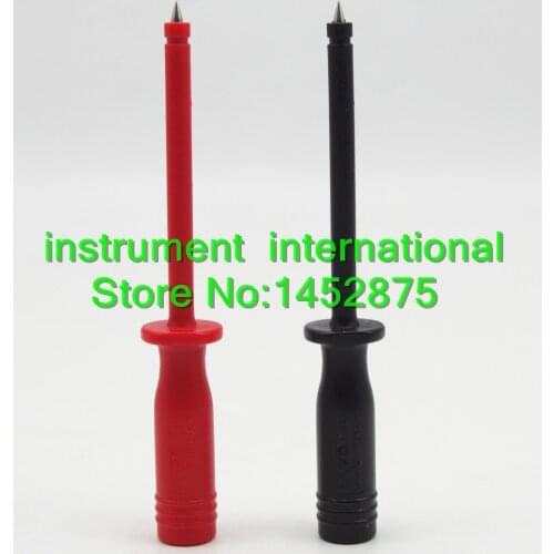 Piercing Needle Non-destructive Test Probe with 4mm Banana Jack red+black