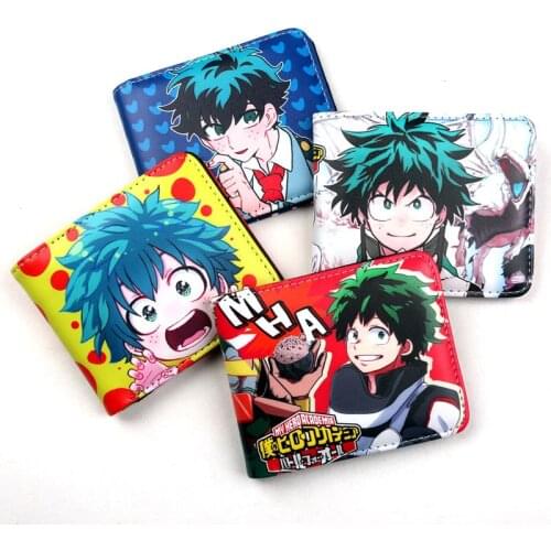 My Hero Academia Anime Short Wallet Purse With Coin Pocket
