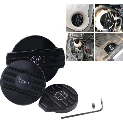 Tank Cap / Bottle Cap / Oil Cap for VW CC Golf GTI Audi Seat Skoda 2.0T Scirocco EA888 Engine Aluminium Protect Cap Cover
