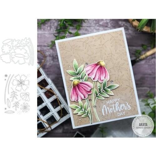 Flower Metal Cutting Dies and Stamps Scrapbooking Handmade Tools Mold Cut Stencil New 2021 DIY Card Make Mould Model Craft