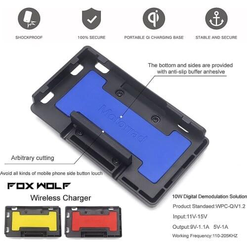 Mobile Phone Navigation Bracket Wireless charger Fast charge For BMW R1200GS R1250GS ADV S1000XR F850GS F750GS F650GS F700GS