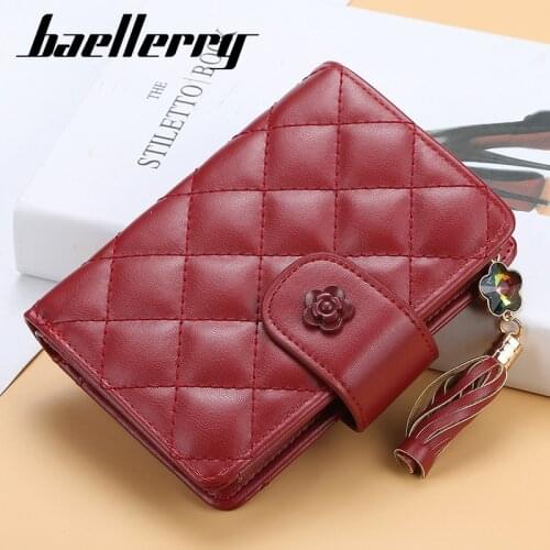 Fashion Small Wallets For Women Brand Luxury Card Purses Pink And Black Card Holder Zipper Coin Purse Woman Soft Leather Wallet
