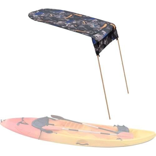 Kayak Boat Sun Shelter Sailboat Awning Top Cover Kayak Boat Canoe Sun Shade Canopy Fishing Tent Sun Rain Canopy Single Person