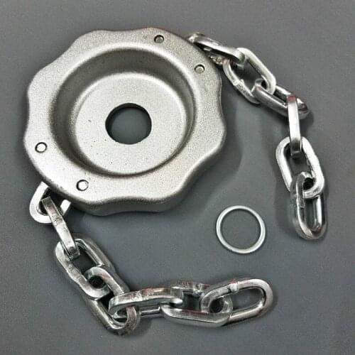 New Grass Trimmer Head Aluminium Alloy Strimmer Chain BrushCutter Garden Metal Chain Trimmer Head with Thickening