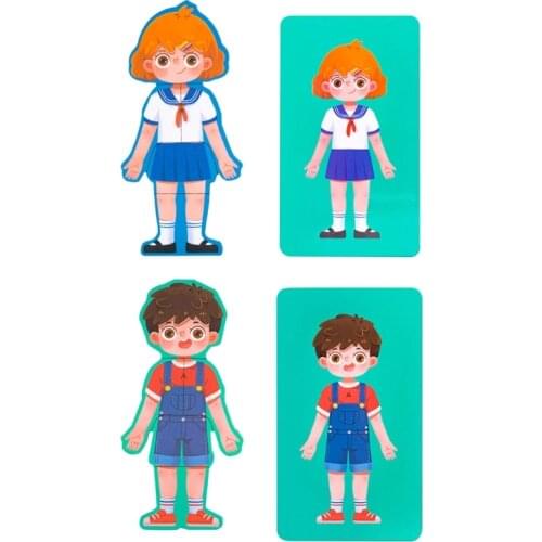 Birthday Gift for Kids Education Assembly DIY Human Body Puzzle Jigsaw Tangram