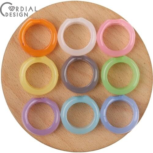 Cordial Design 25*25MM 100pcs Earrings Accessories/DIY Making/Acrylic Bead/Round Shape/Jewelry Findings & Components/Hand Made