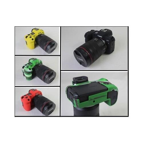 Silicone Armor Skin Case Body Cover Protector for Canon EOS R EOS RP EOSRP M100 M3 M6 M10 Digital Camera Sling Bag Shoulder